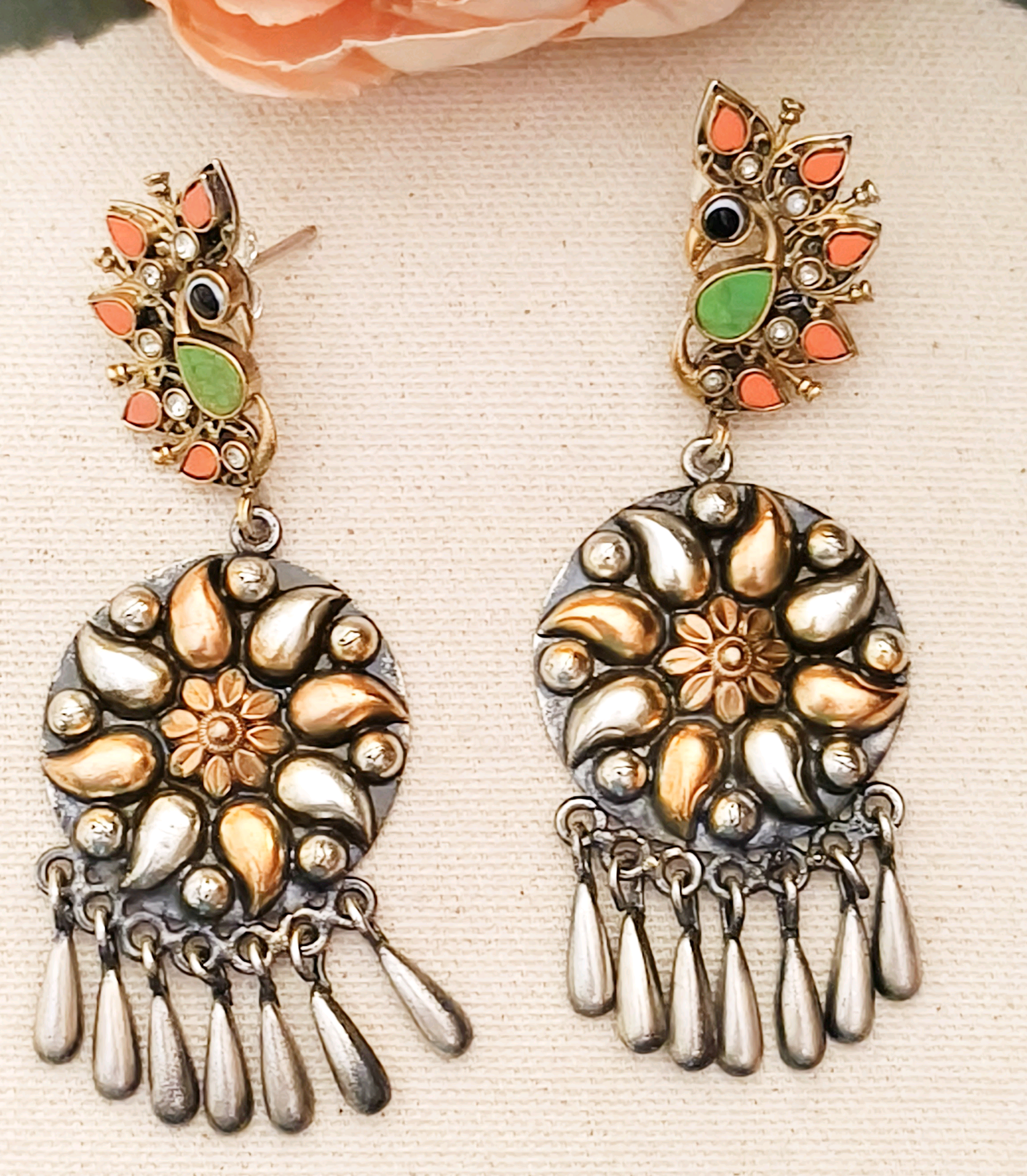 Gharana Peacock Earrings 